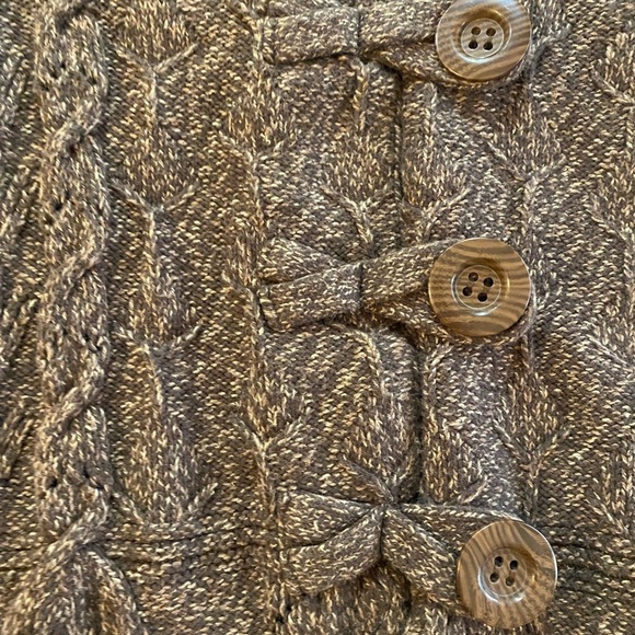 Christopher and banks knit cardigan brown- medium- - Picture 6 of 12